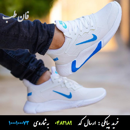 کفش مردانه nike مدل adrian (سفیـد آبی)