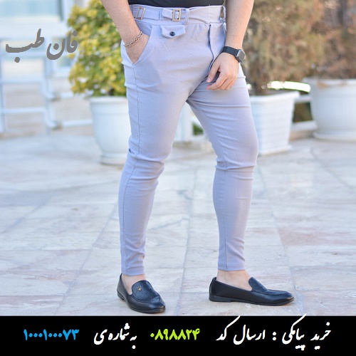 شلوار مردانه مدل Mehrad (طوسی)