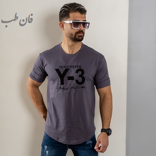 تیشرت Y-3 طوسی مردانه مدل savin