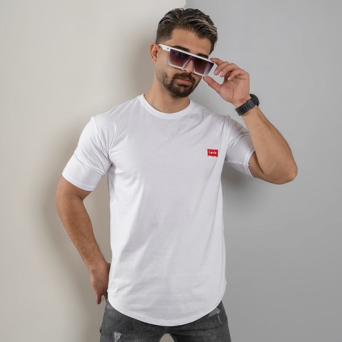 تیشرت مردانه سفید مدل Levis