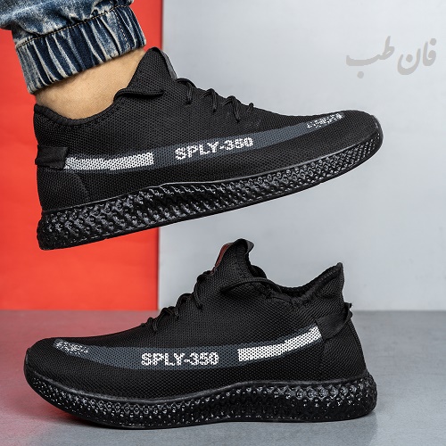 کفش ورزشی SPLY350 مشکی زیره مشکی مردانه مدلYogi